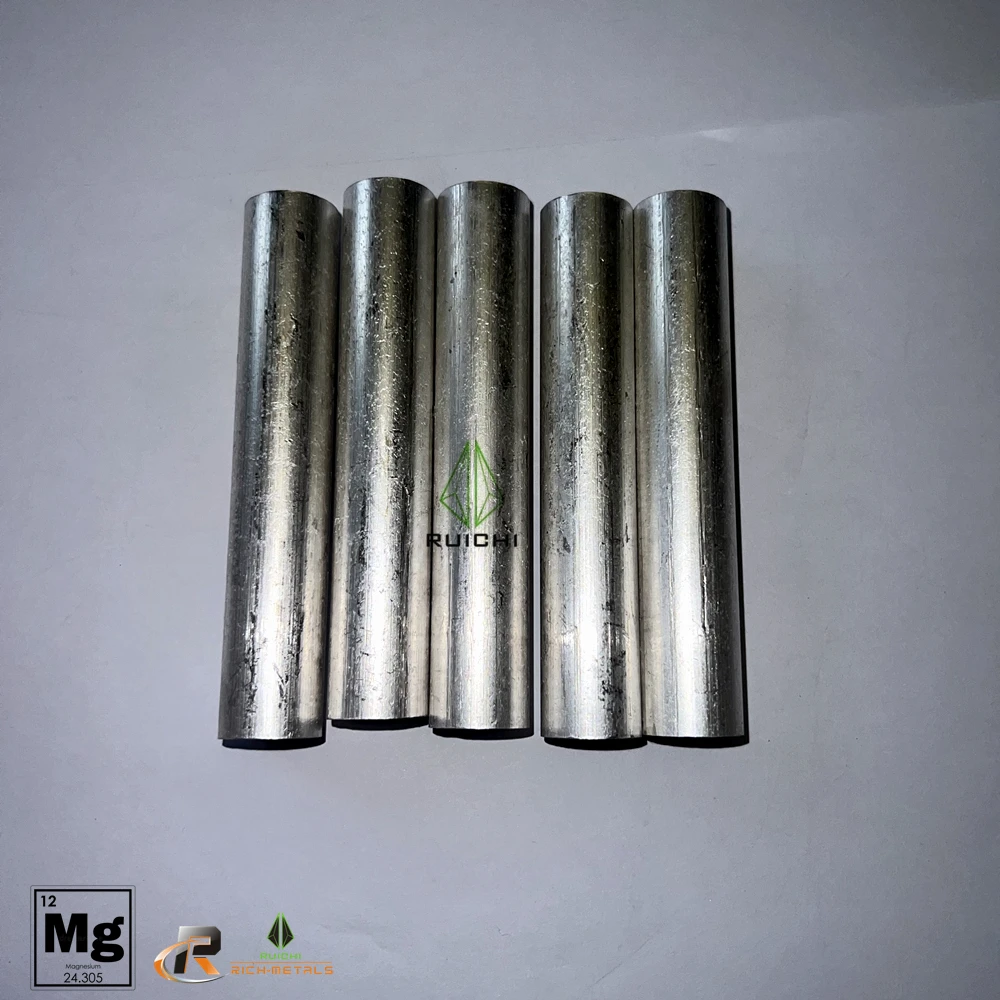 new 5pcs 18mmX100mm High Purity  99.95%  magnesium Rods magnesium metals Welding Soldering Magnesium Bar Survival Emergency Tool