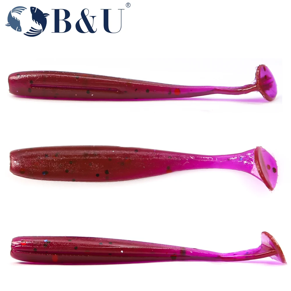 B&U 50 mm 70 mm Easy Shiner Angelköder Wobbler Karpfenangeln Gummiköder Silikon Künstliche Kunststoffköder – Detail 9