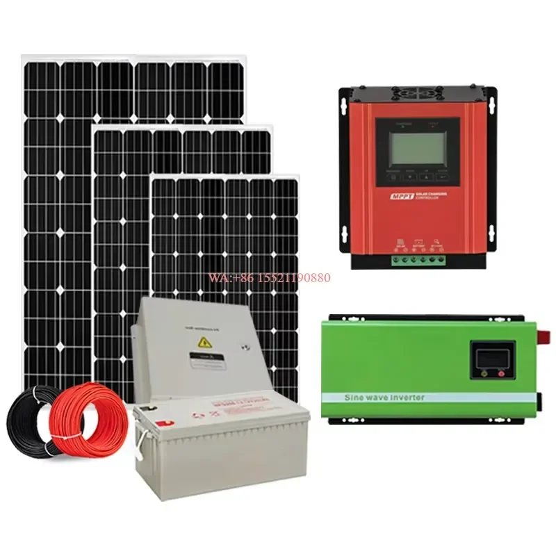 WMWMNU for 300W 500W 1KW 2KW 3KW 5KW 6KW Off-grid Photovoltaic Complete Set Solar Home Power System