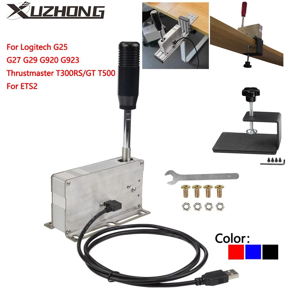 PC USB Racing Games Sequential Shifter H Gear Shift SIM dla Logitech G25 G27 G29 G920 G923 Thrustmaster T300RS/GT T500 dla ETS2