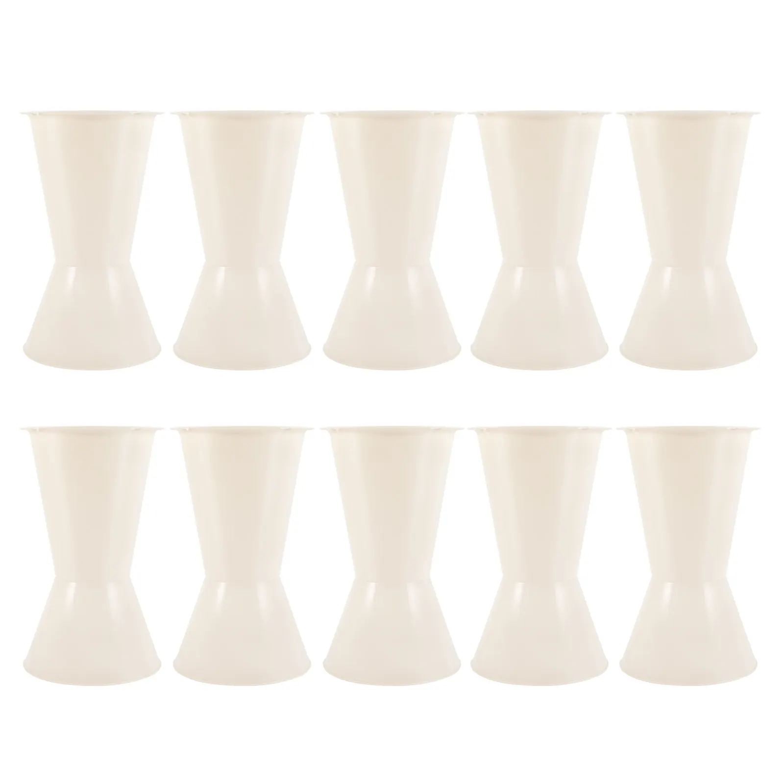 

10Pcs Flower Bouquet Base Plastic Stem Holder for Wedding Centerpiece Display Floral Arrangement Stand Bouquet Holder Decorative