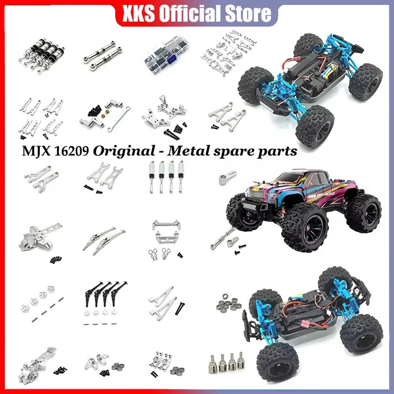 

MJX 1/16 M163 16208 16209 16210 H16V3 радиоуправляемая модель автомобиля с дистанционным управлением передние и задние качели вверх и вниз части