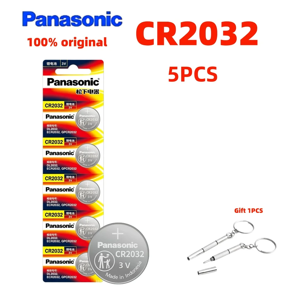 2-50 SZTUK Oryginalnych Baterii Litowych PANASONIC CR2032 CR 2032 3V do Zegarków, Kalkulatorów, Zegarów, Pilotów, Zabawek, Baterii Guzikowych — zdjęcie produktu 2