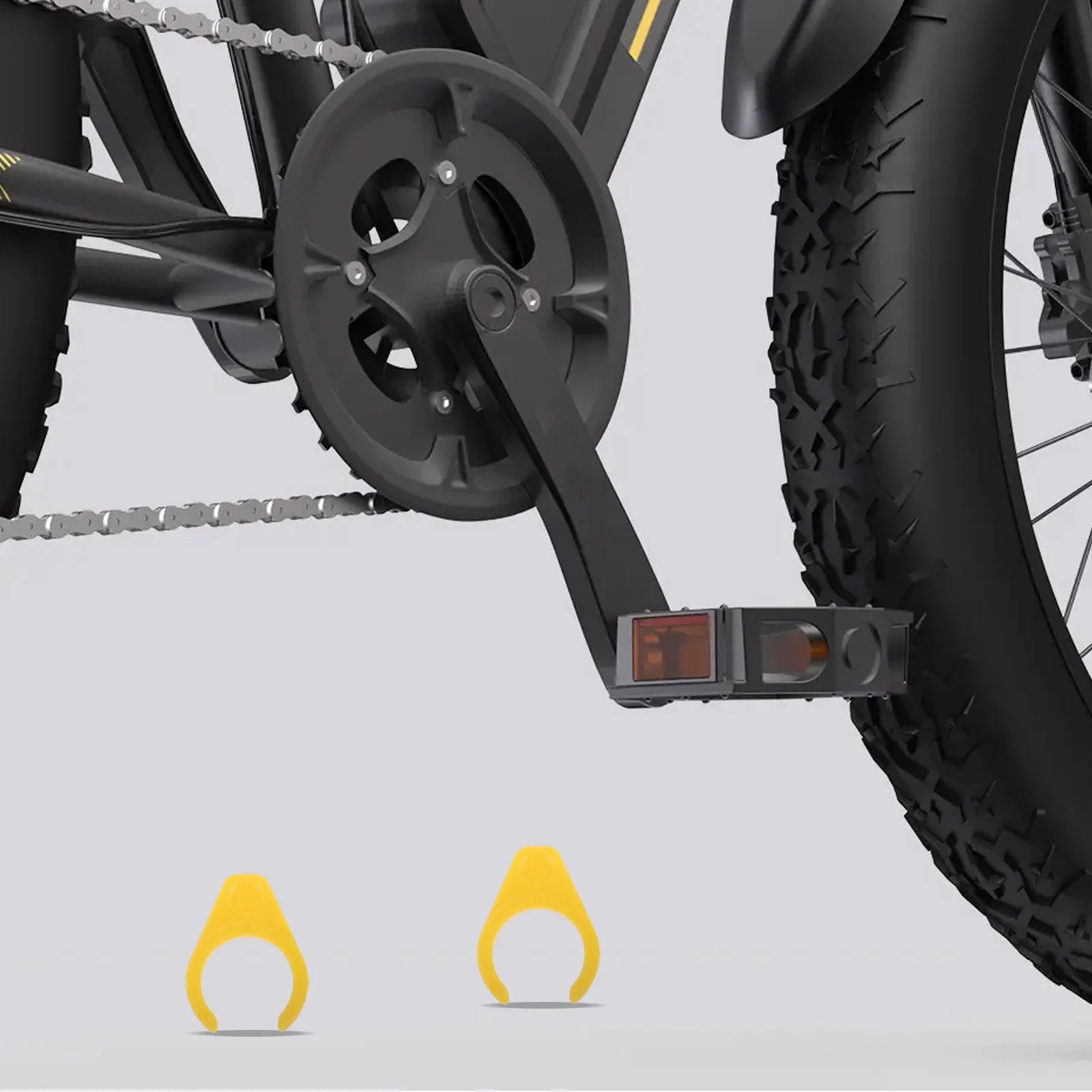 1Pair Bike Pedal Quick Release Locking Clip Safe Secure Stylish Visibility Easy Carry Store Accessory Pedal Lock Bike