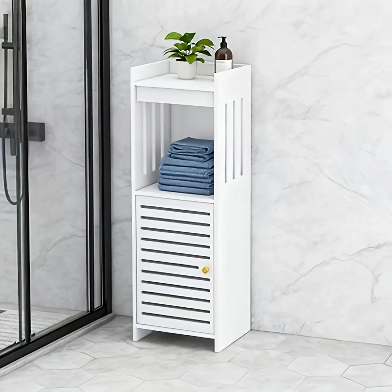 mobiletto-salvaspazio-bianco-per-bagno-con-portarotolo-girevole-organizzatore-per-spazi-stretti-in-bagno-e-toilette