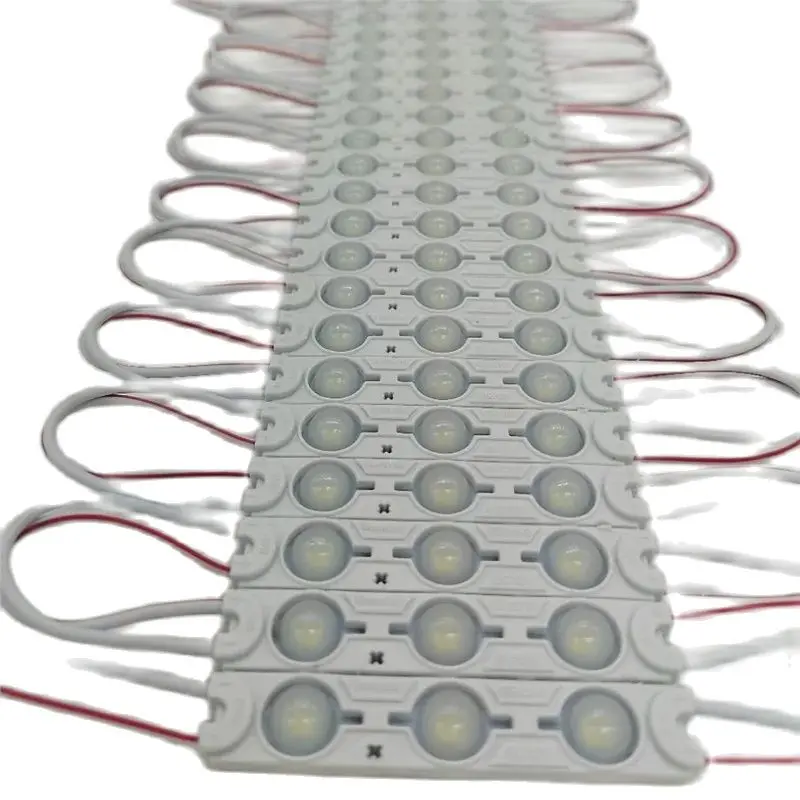 100PCS Waterproof 12v LED Module 3 LEDS 3000k 6000k 7000k 8000k Billboard Lightbox Window Backlight Indoor Outdoor Sign Light