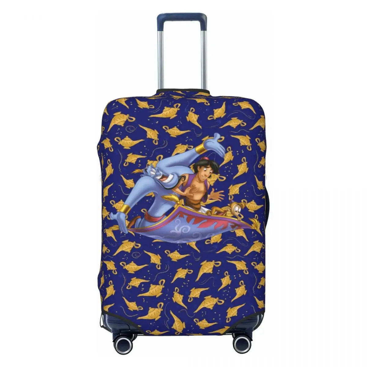 

Custom Cute Cartoon A-Aladdin Luggage Cover Protector Funny Travel Suitcase Covers for 18-32 Inch