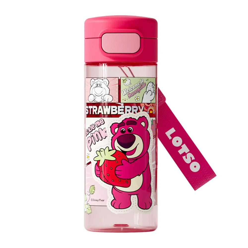 

530 мл Disney клубничный медведь бутылка для воды из тританового материала портативная дорожная бутылка для воды подходит для путешествий на открытом воздухе