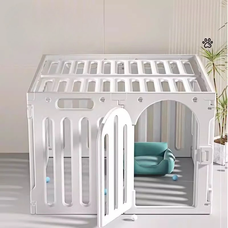 

Playpen Balcony Indoor Dog Fence Supplies Retractable Dog Fence Folding Plastic Extendable Rejas Para Mascotas Dog Supplies