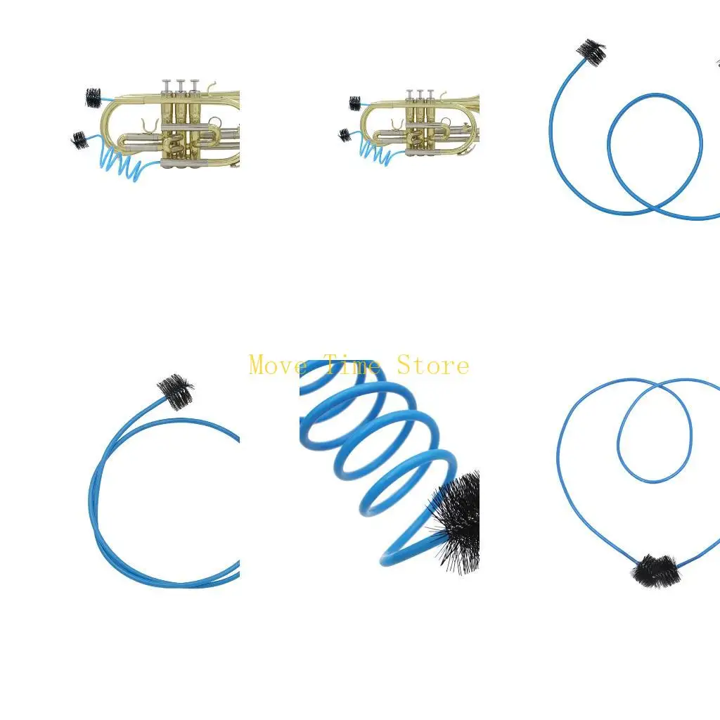 92ME Trumpet Maintenance Cleaning Tool Mouthpiece Valves Extension Brush Musical Instrument Maintenance Care Parts Enduring