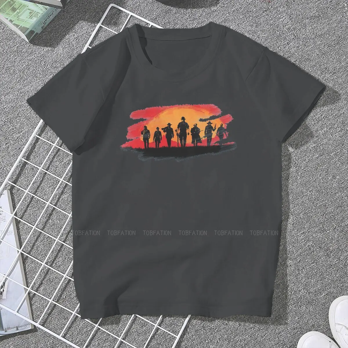 Red Dead Redemption 2 Desert Cowboy TShirt for Woman Girl Cowboy Humor Leisure Tee T Shirt Trendy Fluffy