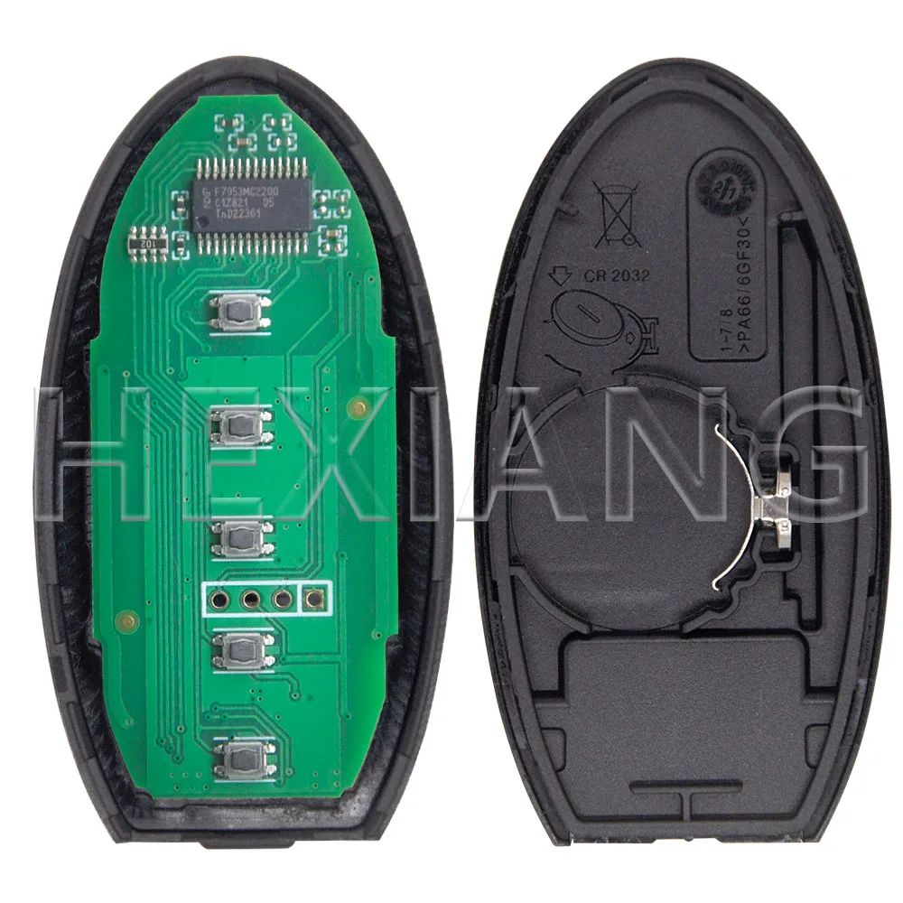 ID47 KR5S180144014 4A 433MHz S180144020 S180144018 kunci REMOTE mobil S180144310 S1801443สำหรับ Nissan Altima Maxima 2013-2019