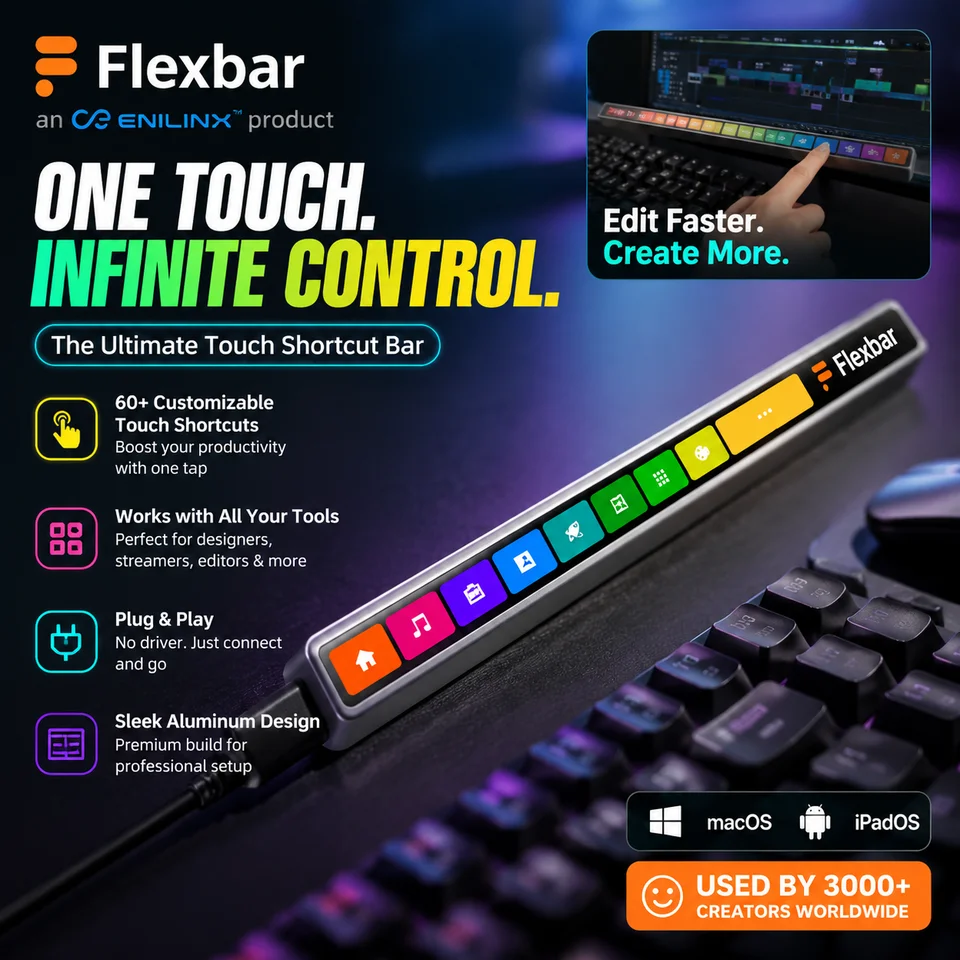 Enilinx フレキバー 2K AMOLED タッチバー