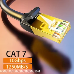 CAT7 Ethernet Cable 10Gb RJ45 Lan Network Cable Networking Ethernet Patch Cord CAT 7 Network Cable For Computer Router Laptop