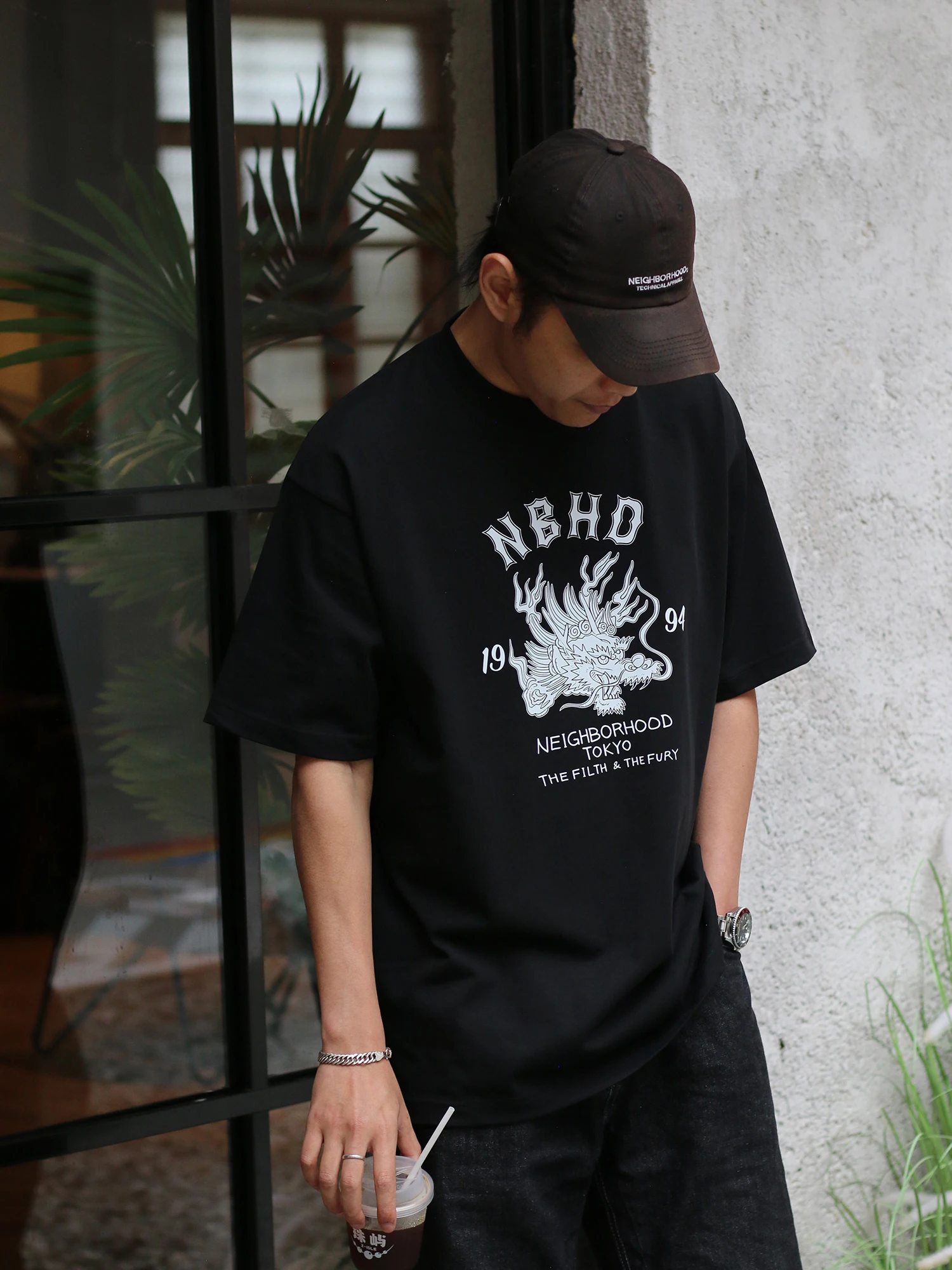 Trendy Loose Fit Cotton Short Sleeve T-Shirt round Neck Print Design Casual Versatile Men's Summer Top Quality Fabric