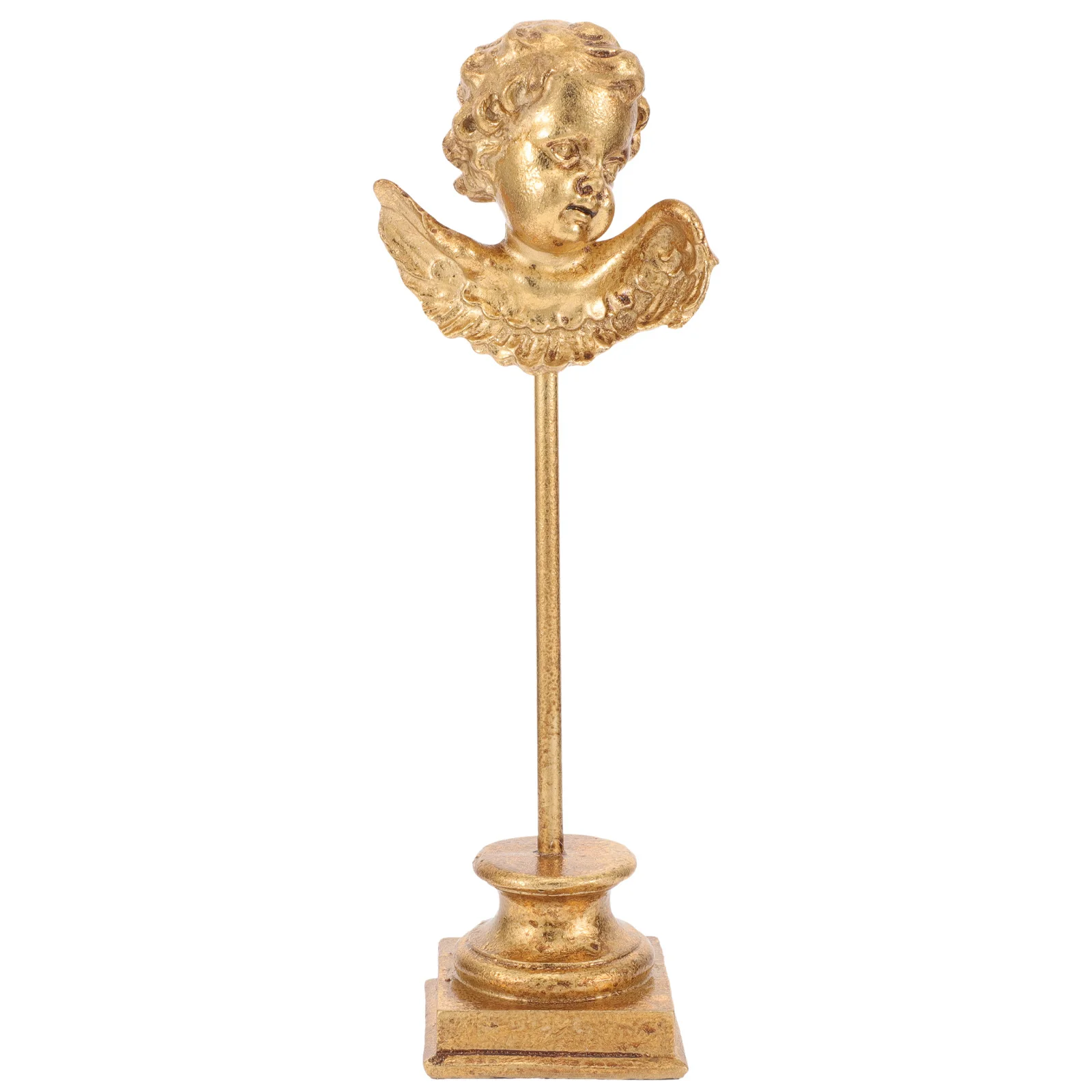 

Golden Angel Adornment Resin Small Statue Home Desk Decoration Exquisite Craftsmanship Angel Statue Home Decoration