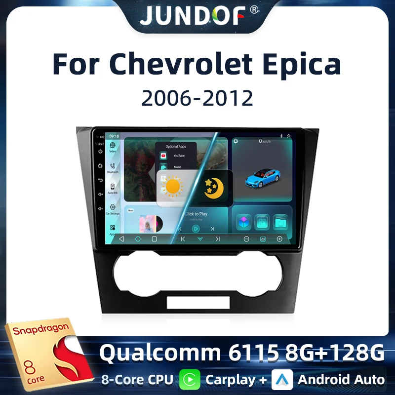 

Android 13 Car play For Chevrolet Epica 1 2006 2007 - 2012 Car Radio GPS Auto Multimedia 2 Din Stereo Head Unit Player Vide