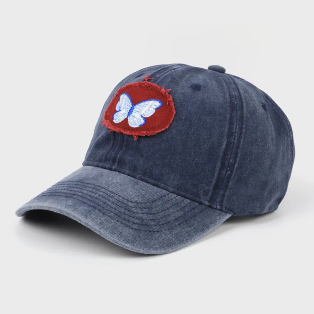 

Apparel Accessories Embroidery Baseball Cap Cotton Thin Sun Hat Fashion Simple Cartoon Peaked Cap Outdoor