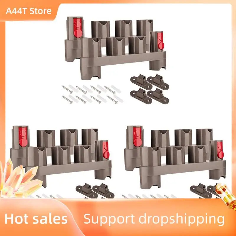 

A44T 3X Vacuum Cleaner Brushes Tool Accessory Attachment Organizer Docking Station Wall Mount Holder For Dyson V7 V8 V10 V11