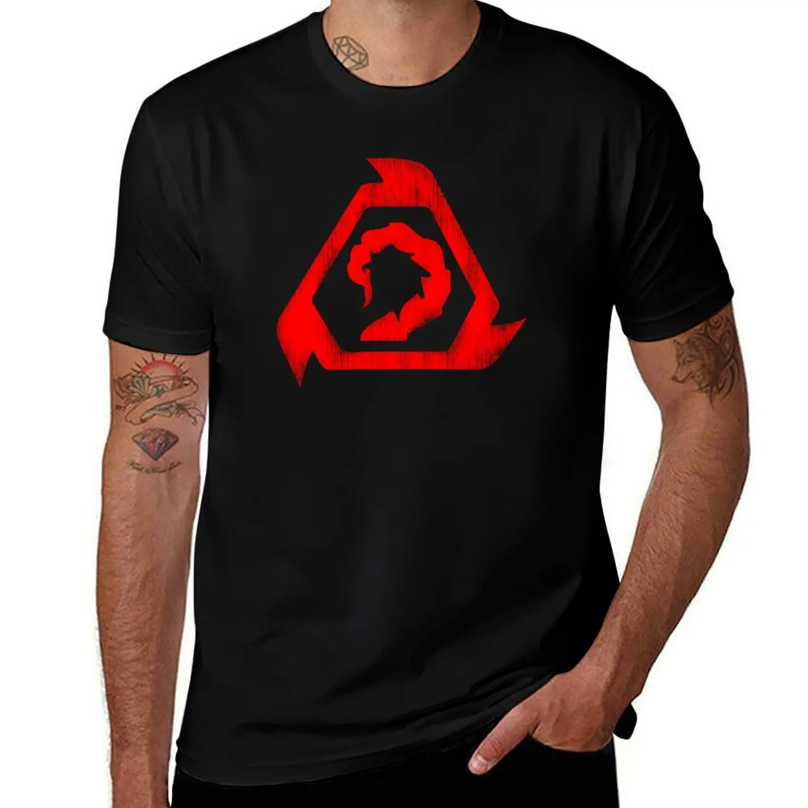Nod - Grunge T-Shirt Breathable Mesh Panel T-Shirt