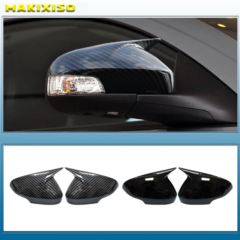 

Автомобильное зеркало заднего вида, корпус из углеродного волокна/глянцевое черное боковое зеркало для Volvo C30 C70 S40 S60 V40 V50 V70 2008-2010