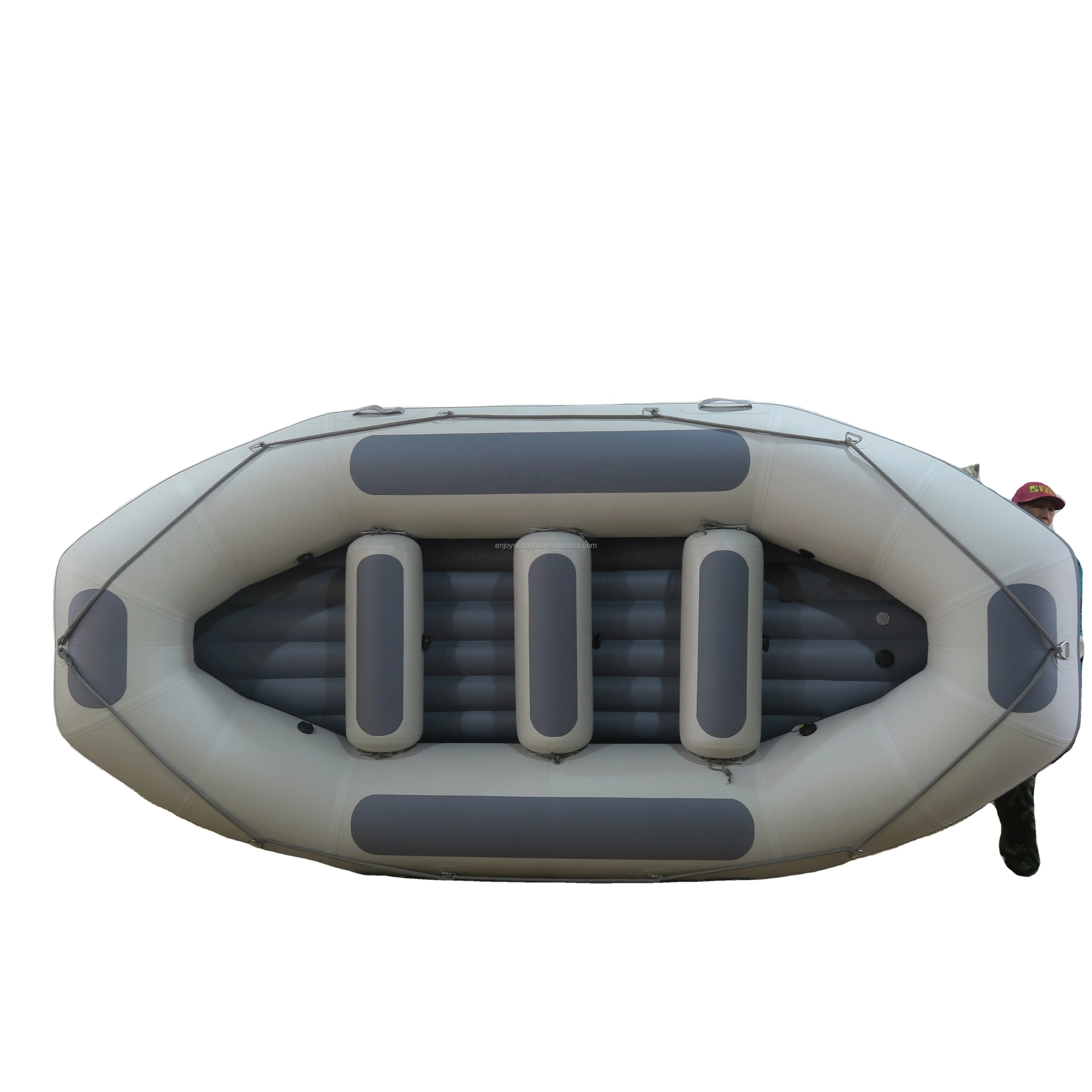 6-10m 20-Person Large PVC Inflatable Passenger Boat, CE Certified Power Component For Commercial Water Activity view 2