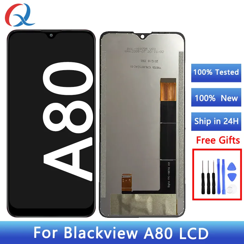 Pantalla for blackview a80 display Mobile Phone Lcds For blackview A80 screen replacement Ercan for blackview a80 lcd