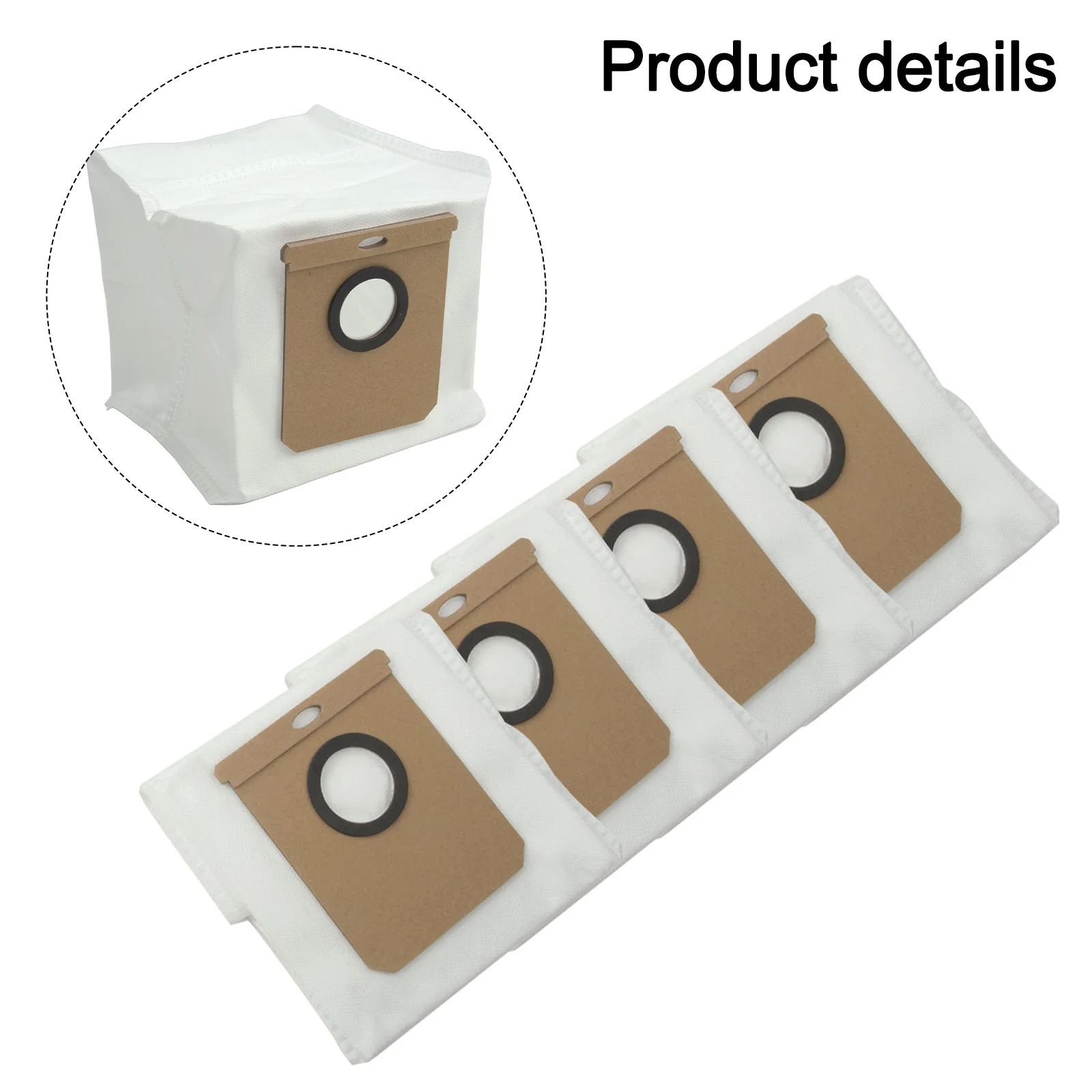 Premium Dust Bags Compatible with For Conga 8490 For Ultra Power Vacuum Available in Sets of 4 or 10 for Continuous Cleaning