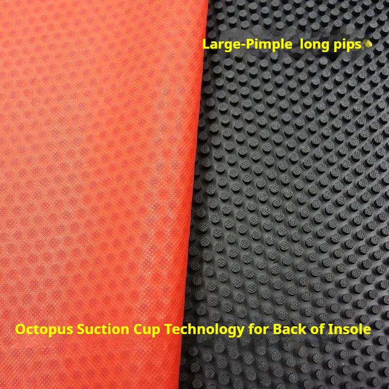 Small/Large Particles 1.5/2.5mm OX Long Pips 979 Table Tennis Rubber Cured Weird Durable Ping Pong Rubber for Defensive Type view 3