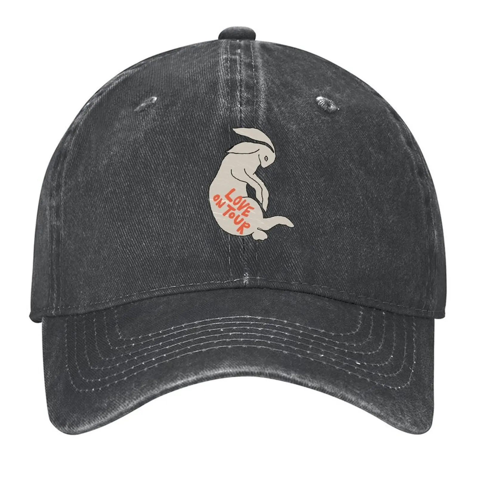 

Love On Tour Bunny Baseball Cap Ball Cap Custom Cap Horse Hat Luxury Brand For Girls Men's