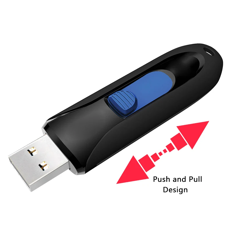 محرك أقراص فلاش USB 2.0 64 جيجابايت محرك أقراص قلم على شكل دفع وسحب 8 جيجابايت 16 جيجابايت 32 جيجابايت 128 جيجابايت قرص فلاش عصا ذاكرة عالية السرعة