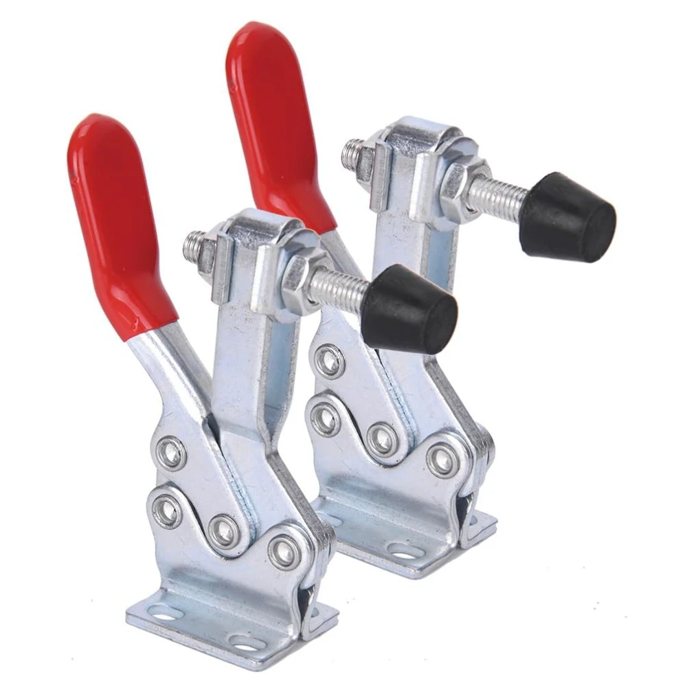 

2pcs Toggle Clamp 225D 500Lbs Holding Capacity Heavy Duty Large Hold Down Clamp Quick-Release Horizontal Clamp