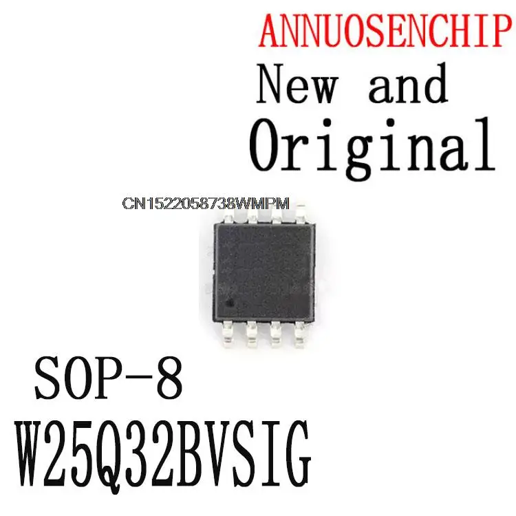 50PCS W25Q32  25Q32BVSIG  25Q32  SOP-8 New original  IC W25Q32BVSIG