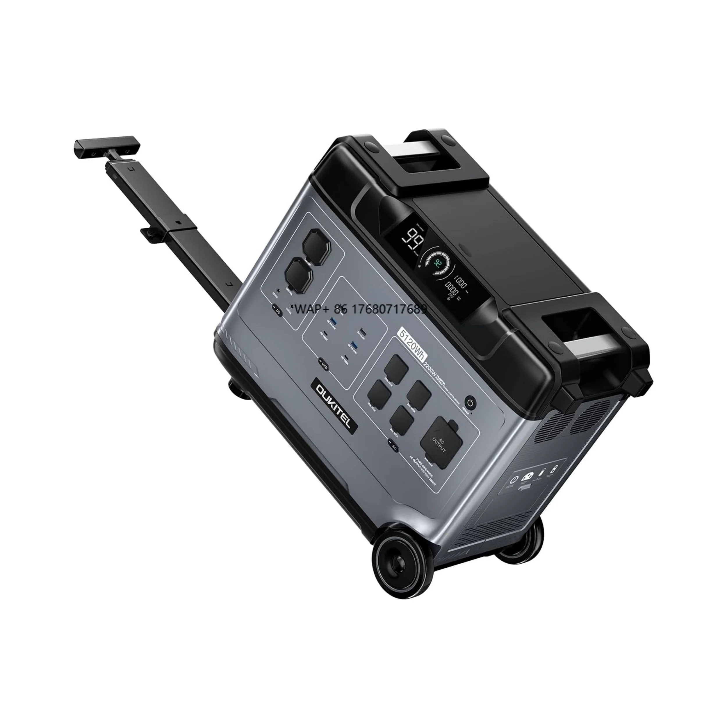 

Abel P5000 portable power station 2200W power station 5120Wh outdoor camping RV solar generator