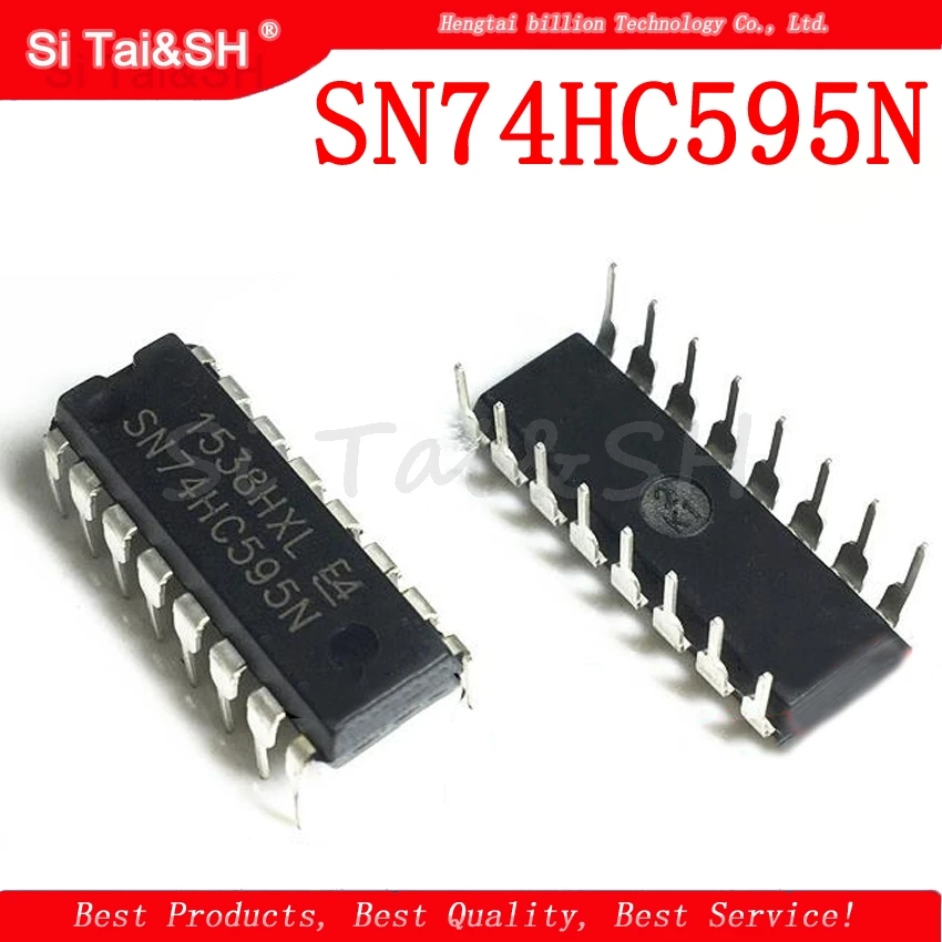 10PCS SN74HC595N   SN74HC595 74HC595N 74HC595