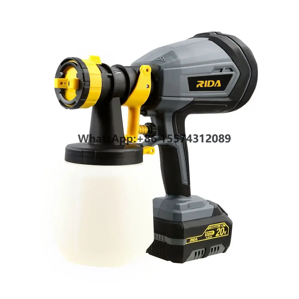 RIDA Construction tool Professional cordless electric airless paint sprayer