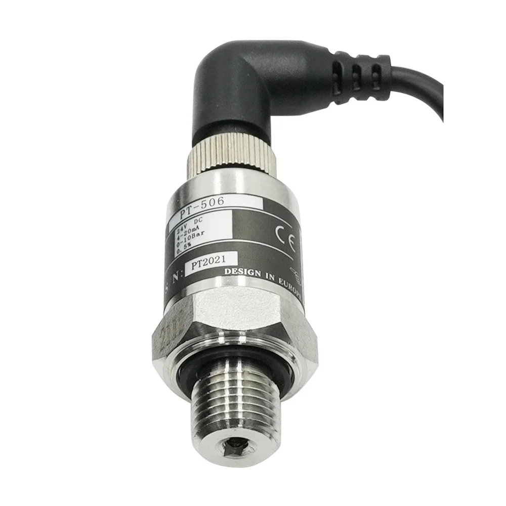 IP68 Pressure Transducer Cable Pressure Transmitter Water Gas Hydraulic Sensor 0-16Bar/0-10Bar/25Bar 1/1.6Mpa/2.5Mpa 4-20ma G1/4