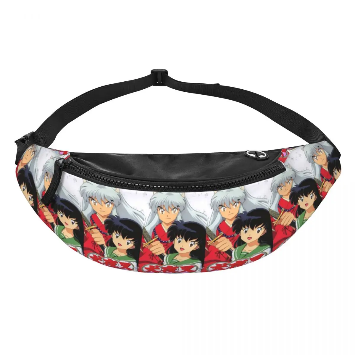 

Manga Kimono Inuyasha Sesshomaru Fanny Pack Men Women Crossbody Adjustable Waist Bag Travel Running Phone Pouch