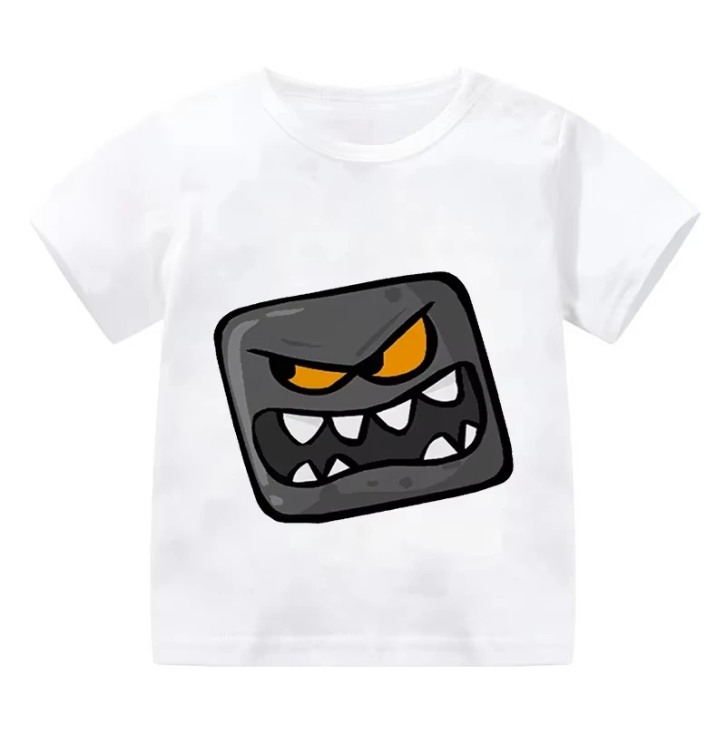 

Red Ball 4 Cartoon Printed T-shirt, Fashionable and Casual Baby T-shirt, Cute and Funny Boy Short Sleeved Hip-hop Top