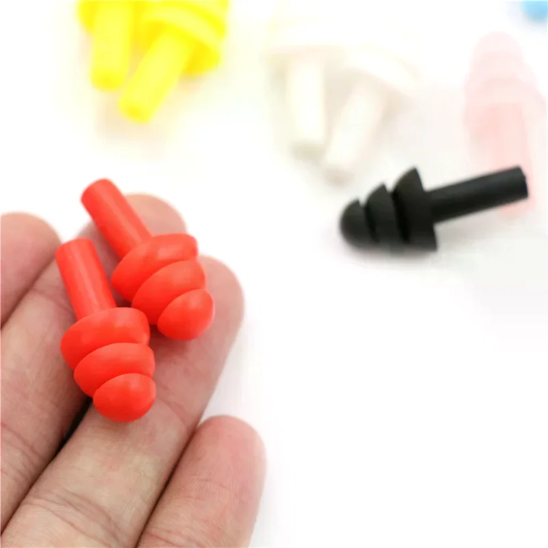 

20Pcs Soft Silicone Ear Plugs Reusable Noise Reduction Earplugs Comfortable For Sleeping Study Travel Work Hearing Protection