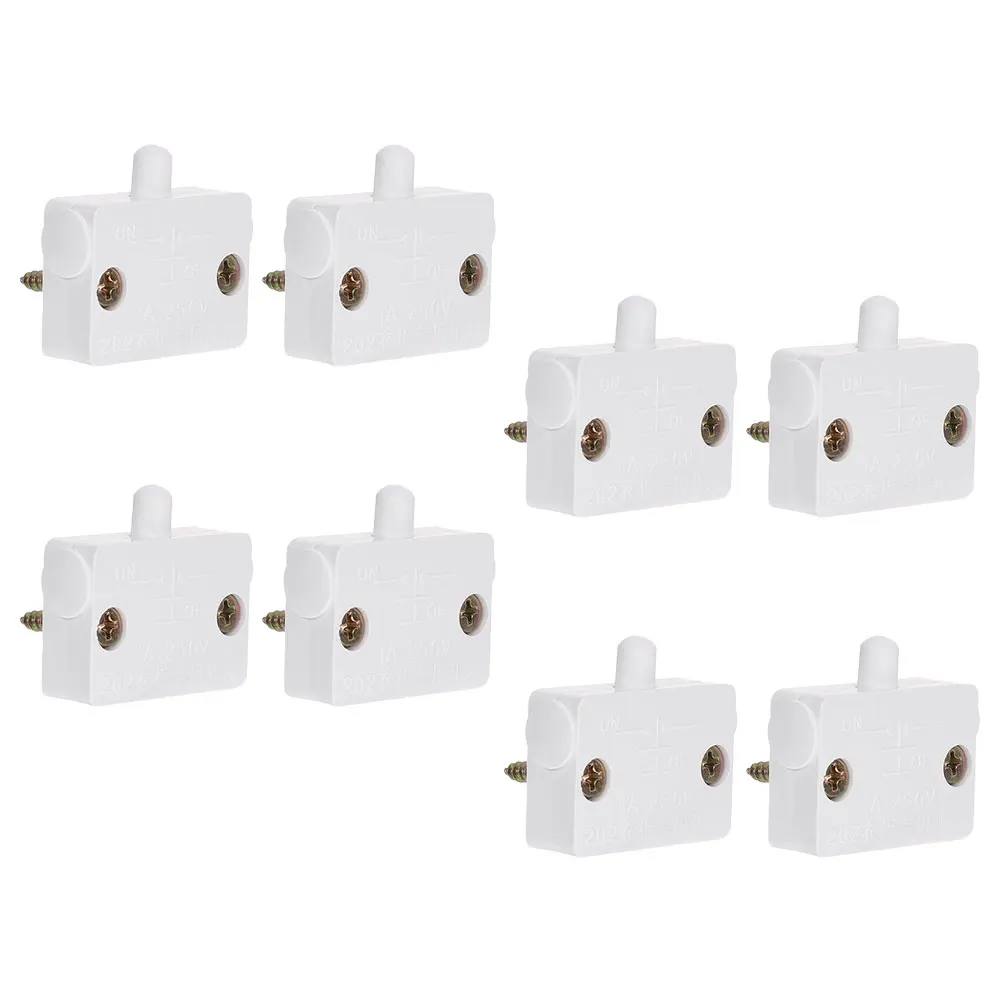 

8Pcs Cabinet Light Switch Automatic Door Lamp Electrical Wardrobe Drawer Lighting Control Pantries