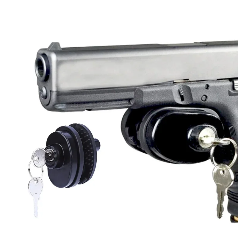 Zinc Alloy Universal Safety Safety Gun Lock Trigger Lock with 2 Keys Pistol Rifle Shotgun Parts Accessories