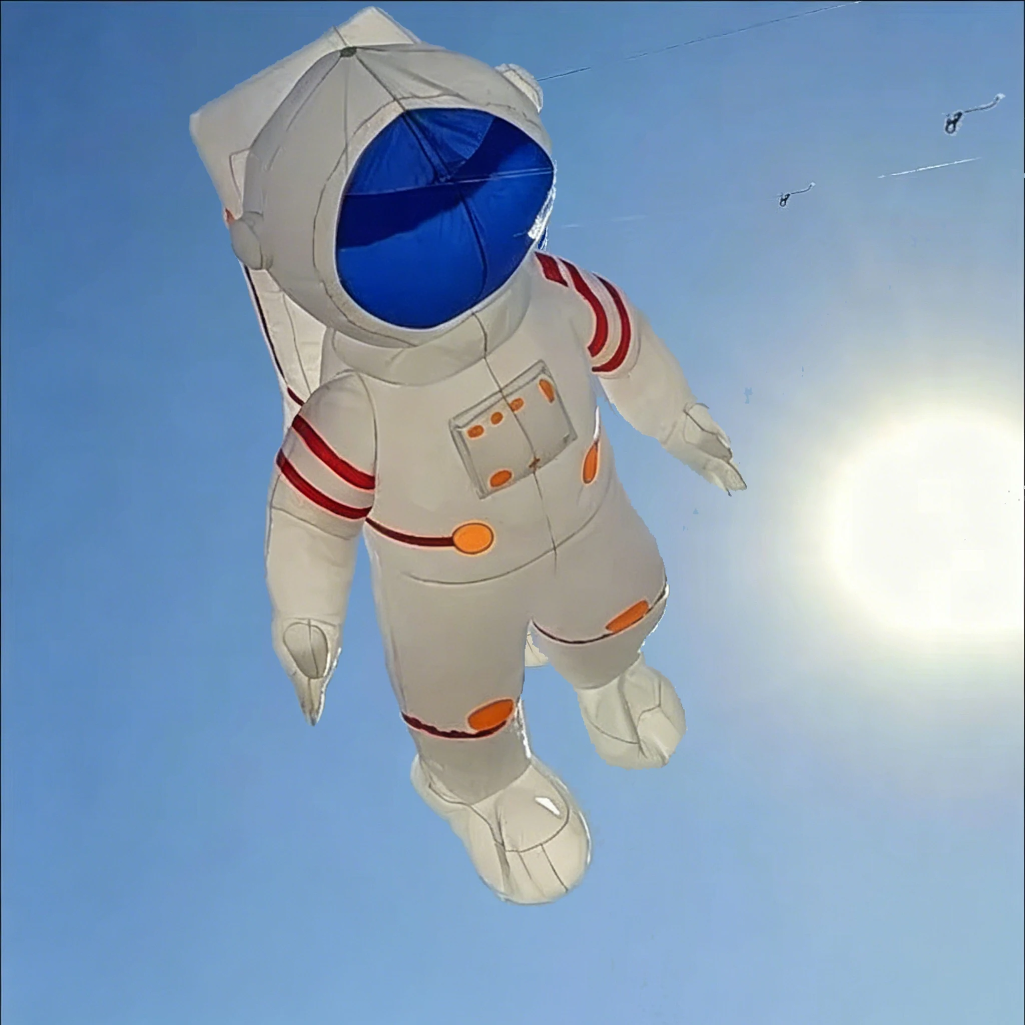 4m Giant Soft 3D Astronaut Kite Pendant | High-Strength Nylon Adult Outdoor Flying Performance Kite | Hanging Decoration