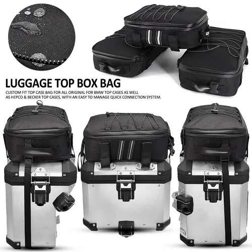 Nuevas bolsas superiores para motocicleta para BMW R 1200 1250 GS LC Adventure R1200GS caja bolsa de almacenamiento estuche bolsas de equipaje F650GS G310GS impermeable