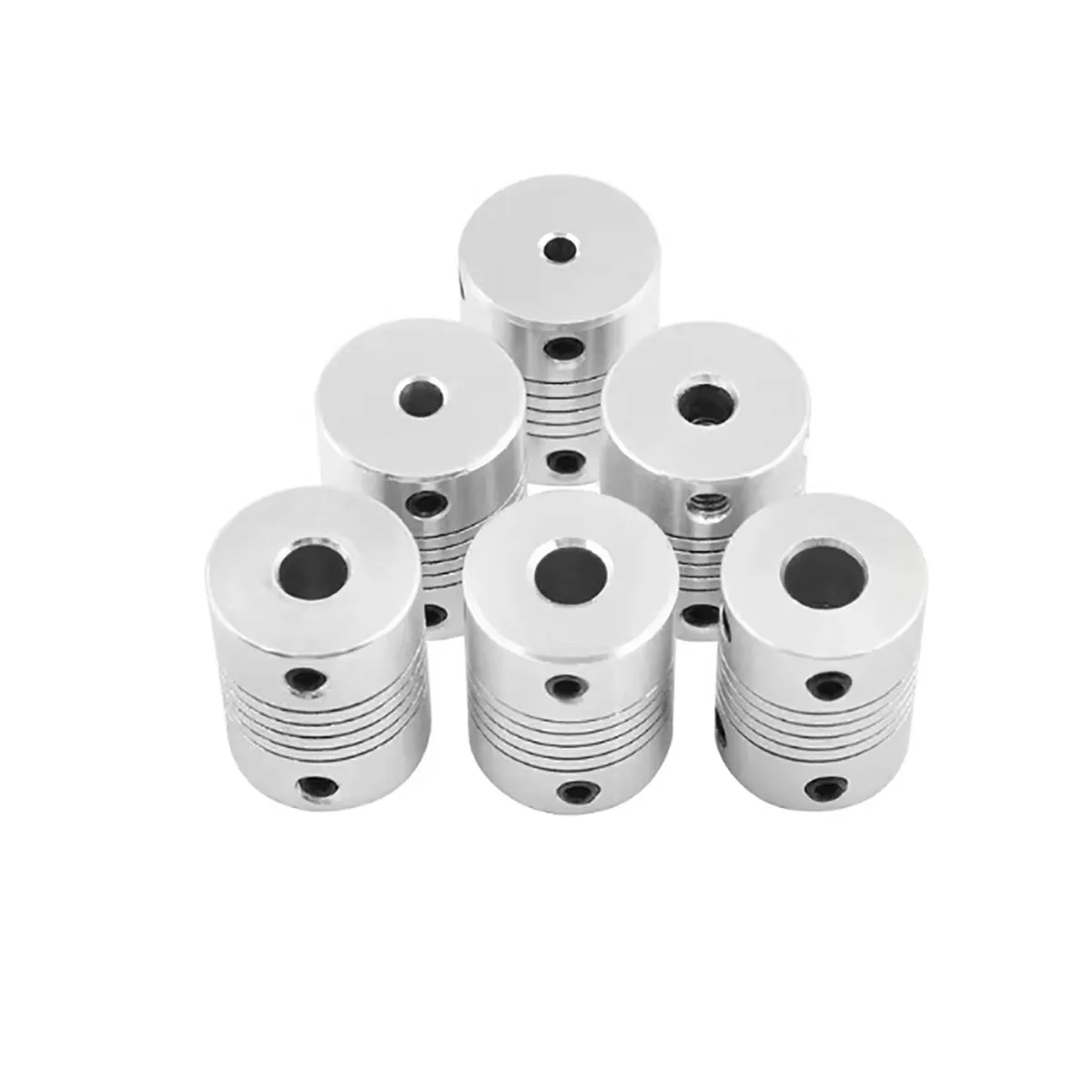 فتحة 6/7/8/10/12/14/15/16 مللي متر D32L40 سبائك الألومنيوم مطاطا لقط اقتران