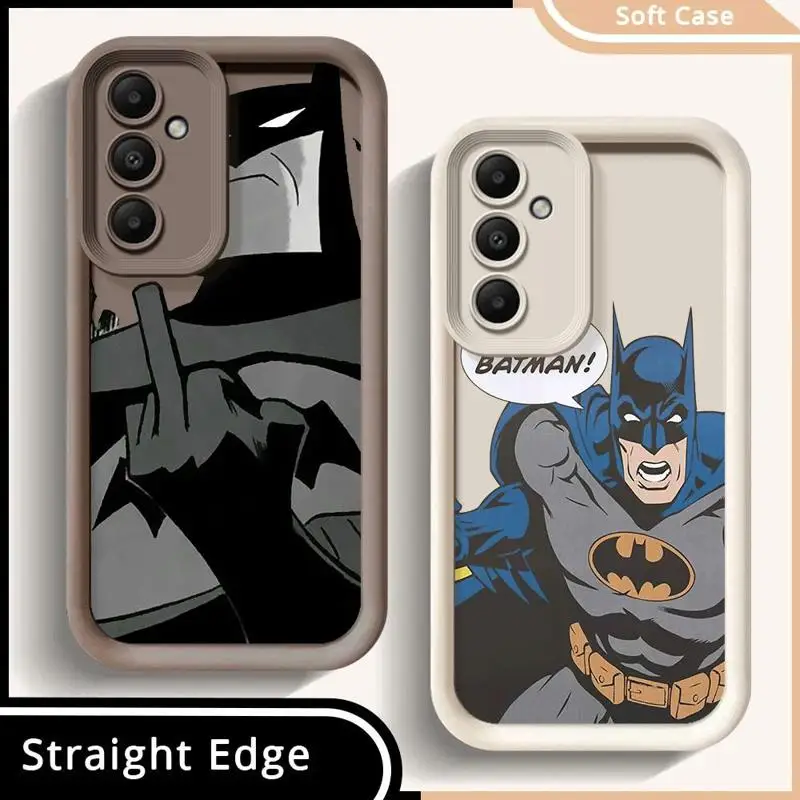 Dark Knight B-Bat-man Phone Case for Samsung Galaxy A32 A53 A13 A23 A14 A52 A24 A73 A54 A25 A11 A33 A22 A15 A35 A12 Luxury Cover