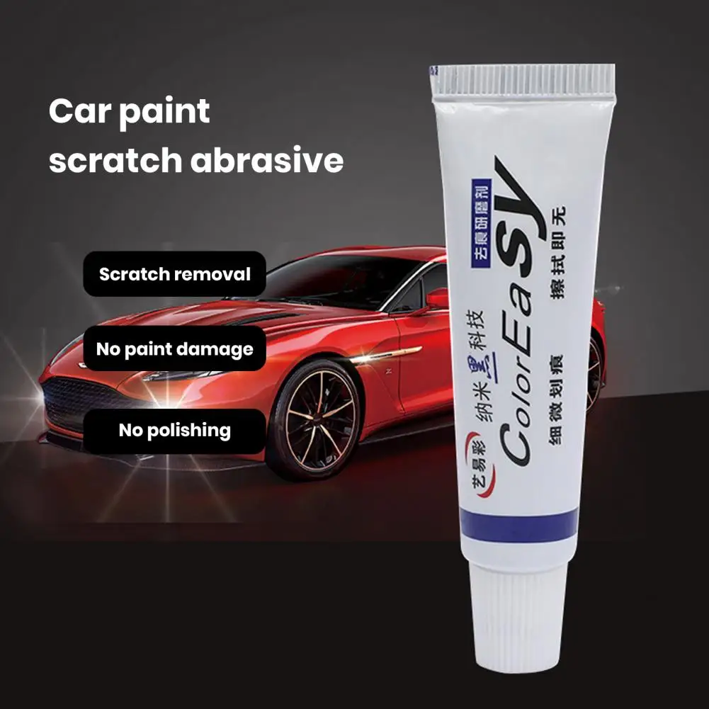 Car Scratch Remover Kit with Sponge Auto Scratch Repair Agent Easy to Use Vehicle Scratch Swirl Repair Kit