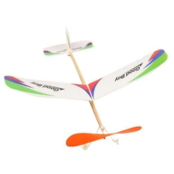 Elastico Aliante Aliante Aereo Volare Aliante Aerei Giocattoli Windup Flying Copter Giocattoli Dispensa Modello aliante