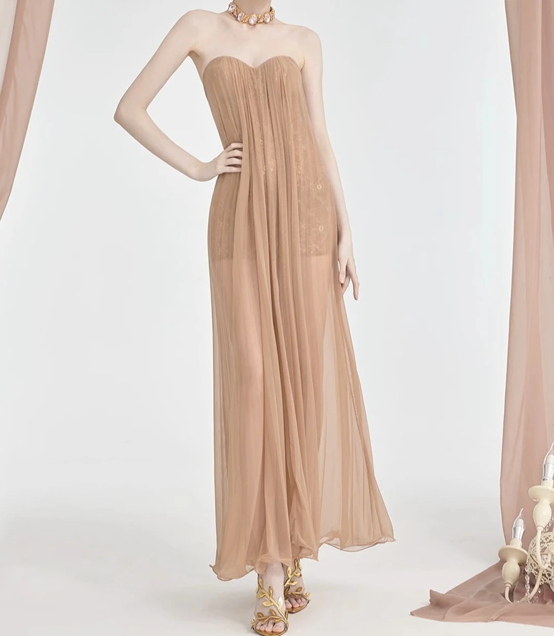 

Coffee Bling Chiffion Dress Women Summer Holiday Party Slash Neck Clothing Lady Streetwear Chic Streetwear Vestidos Bodycon