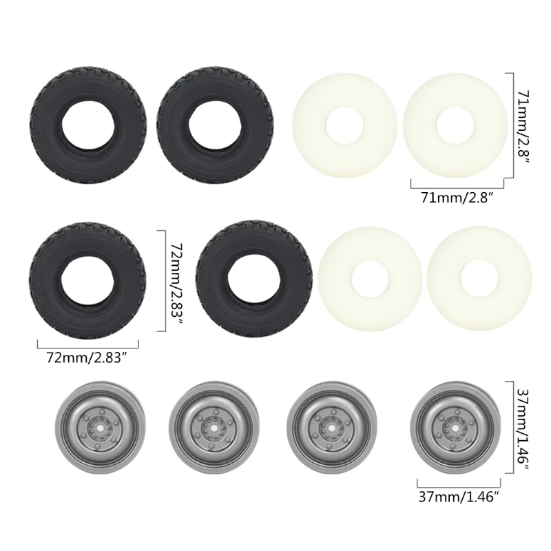 자동차 타이어 WPL B14 B24 C14 D5QA에 대 한 원격 제어 장난감 인테리어 장식 부품